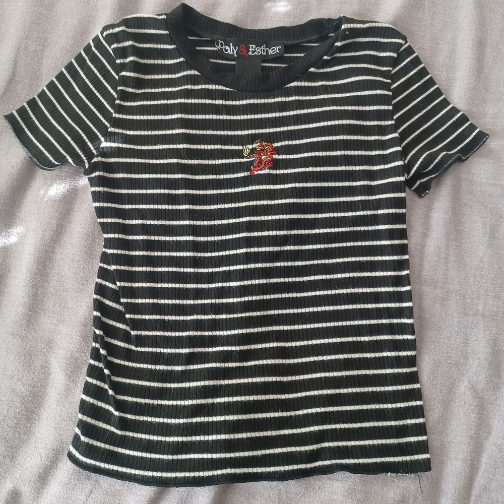 Black and White Striped shirt